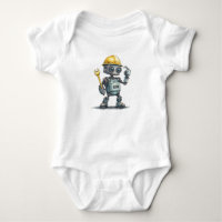 Robot Builder Baby Boy One-Piece Bodysuit Clothes