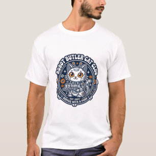Robot Butler Cat Pet Lover Shirt Art - Robot Butle