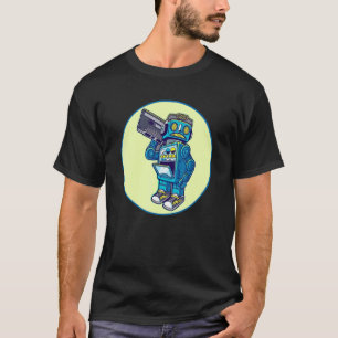 Robot Cassette Tape 80's Music Robotics Engineer 1 T-Shirt