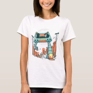 Robot Cassette Tape T-Shirt