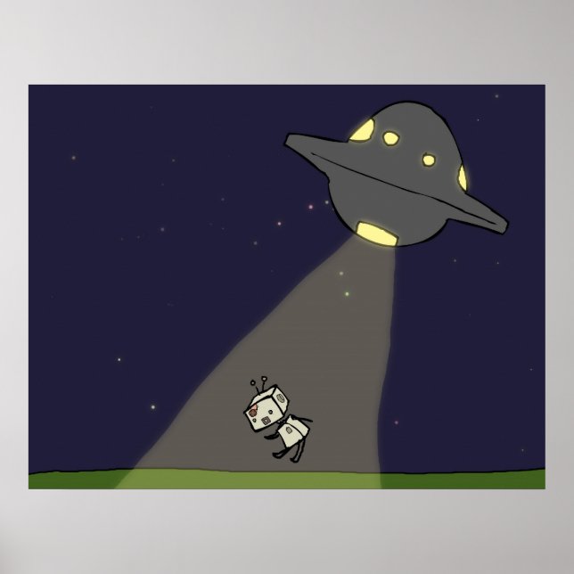 Robot-chan Abducted Poster (Front)