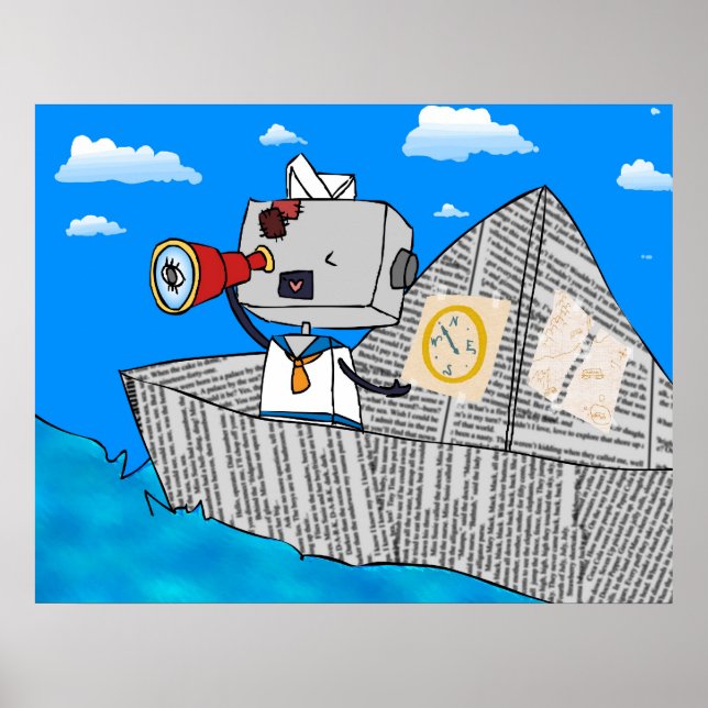 Robot-chan Sailor Poster (Front)