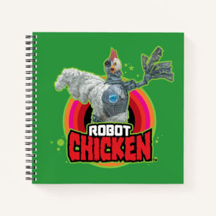 Robot Chicken Character Logo Notebook