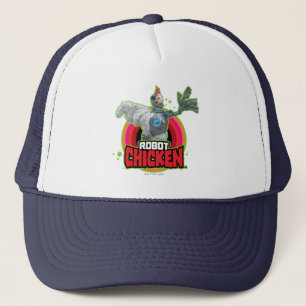 Robot Chicken Character Logo Trucker Hat