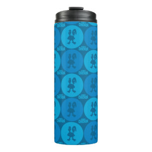 Robot Chicken Circle Pattern Thermal Tumbler