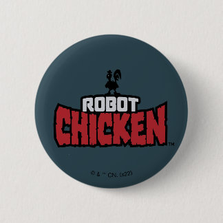 Robot Chicken Logo 6 Cm Round Badge