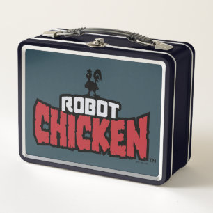 Robot Chicken Logo Metal Lunch Box