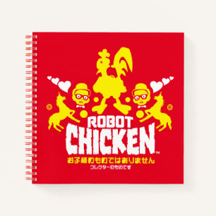 Robot Chicken Nerd Unicorn Graphic Notebook