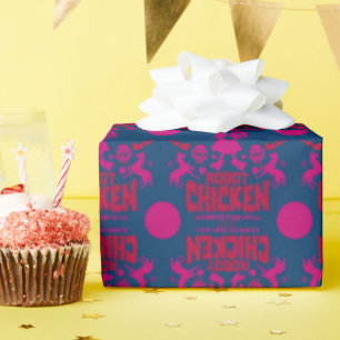 Robot Chicken Nerd Unicorn Graphic Wrapping Paper