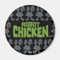 Robot Chicken Silhouette Pattern