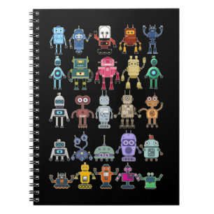 Robot Collection Science Technology Robots Notebook