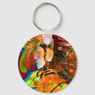 Robot Connection Key Ring