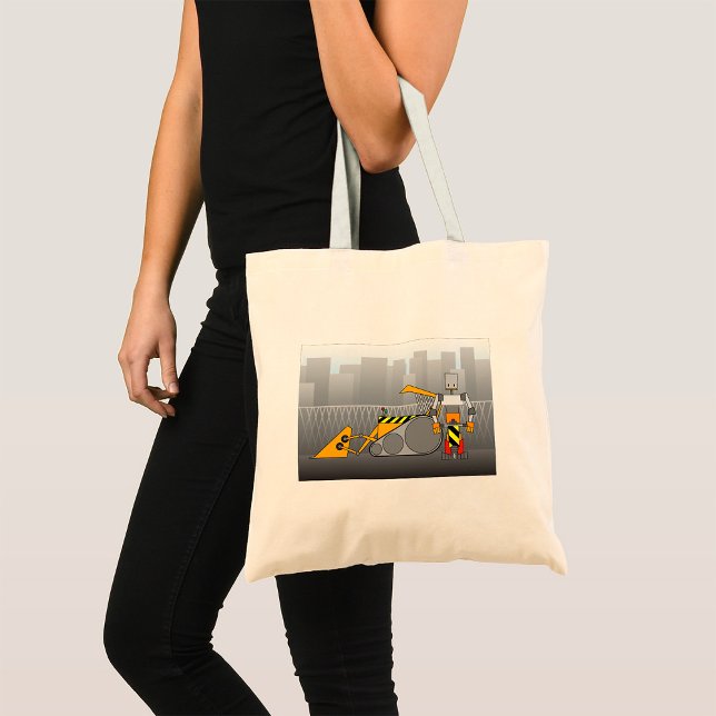 Robot Construction Worker Tote Bag (Creator Uploaded)