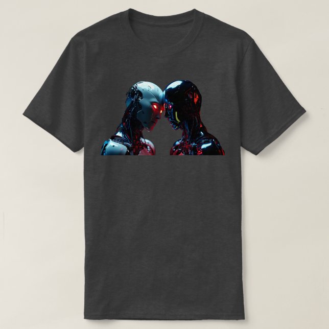 Robot Couple T-Shirt (Design Front)