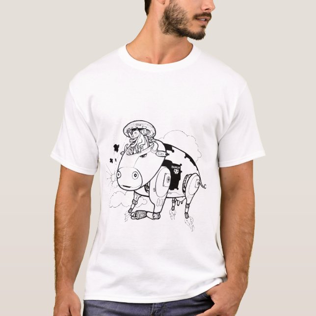Robot Cow T-Shirt (Front)