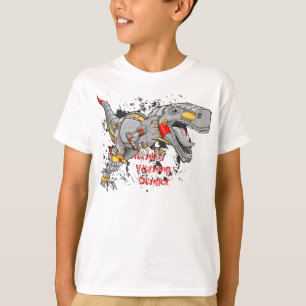 Robot Cyborg Tyrannosaurus Dinosaur shirt