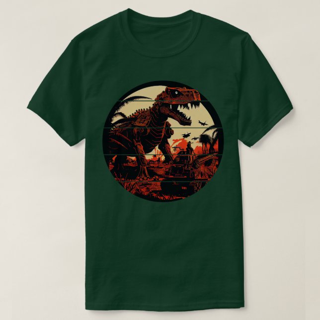 Robot Dinosaur T-Shirt (Design Front)