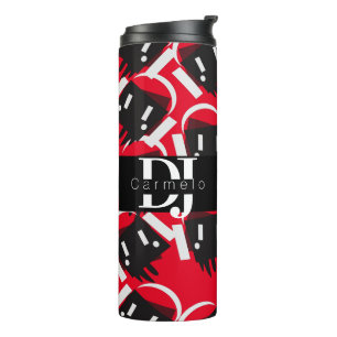 Robot Dripping Music Producer Night Club Thermal Tumbler