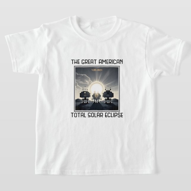 ROBOT ECLIPSE VIEWING PARTY T-Shirt (Laydown)