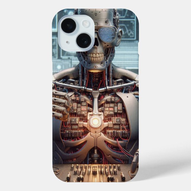 Robot Engineer Case-Mate iPhone Case (Back)