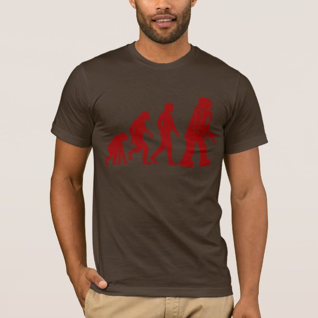 Robot Evolution - from man into robots T-Shirt (Front)