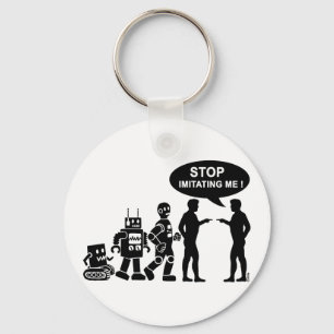 Robot evolution key ring