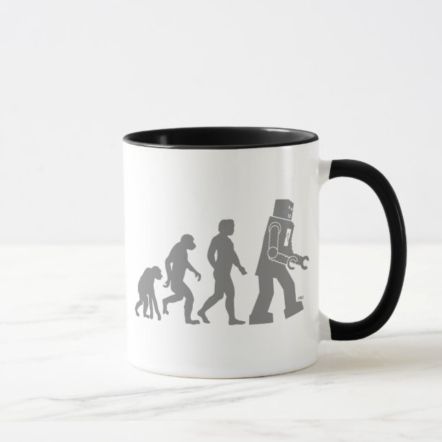 Robot Evolution Mug (Right)