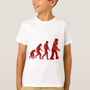 Robot Evolution of man into robot T-Shirt