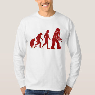 Robot Evolution of man into robot T-Shirt