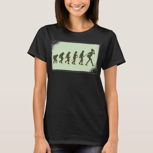 Robot Evolution Science Technology Robots T-Shirt (Front)