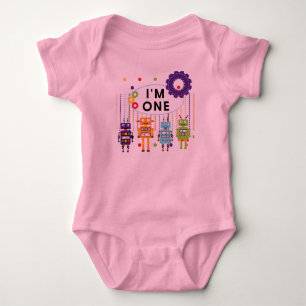 Robot First Birthday Tshirts and Gifts