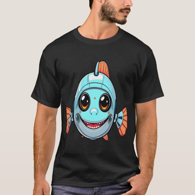 Robot Fish T-Shirt (Front)