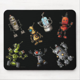 Robot Gang Mouse Pad