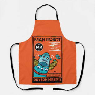 Robot Gifts For Anniversary Or Wedding    Apron