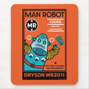 Robot Gifts For Anniversary Or Wedding  Mouse Pad