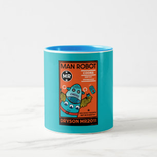 Robot Gifts For Anniversary Or Wedding Two-Tone Coffee Mug