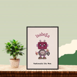 Robot girl poster
