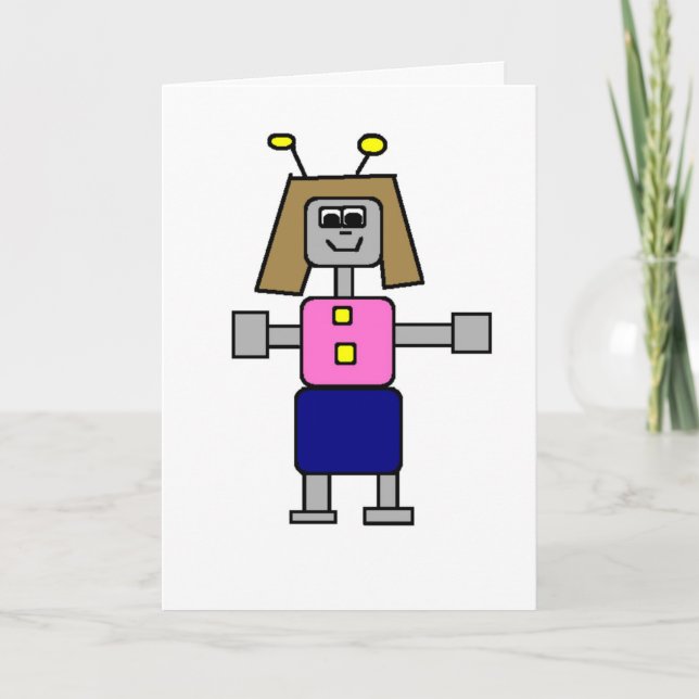 Robot Girlfriend Card (Front)