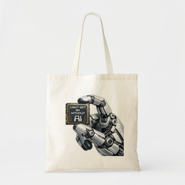 Robot Hand Tote Bag (Front)
