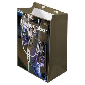 Robot hands medium gift bag