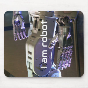Robot hands mouse pad