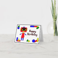 Robot Happy Birthday