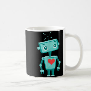 Robot Heart Valentine's Day For Kids Girls  Coffee Mug
