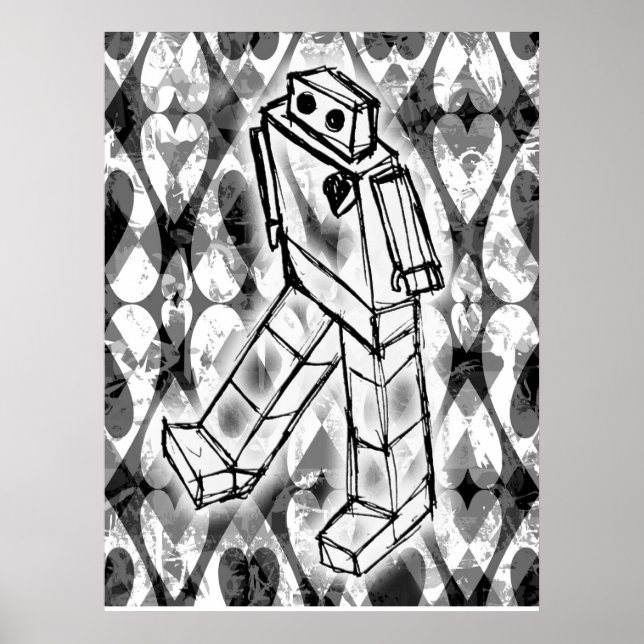 Robot Hearts Poster (Front)