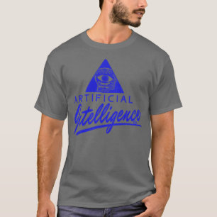 Robot Intelligence A O L 90s Y2K Vintage Retro Par T-Shirt