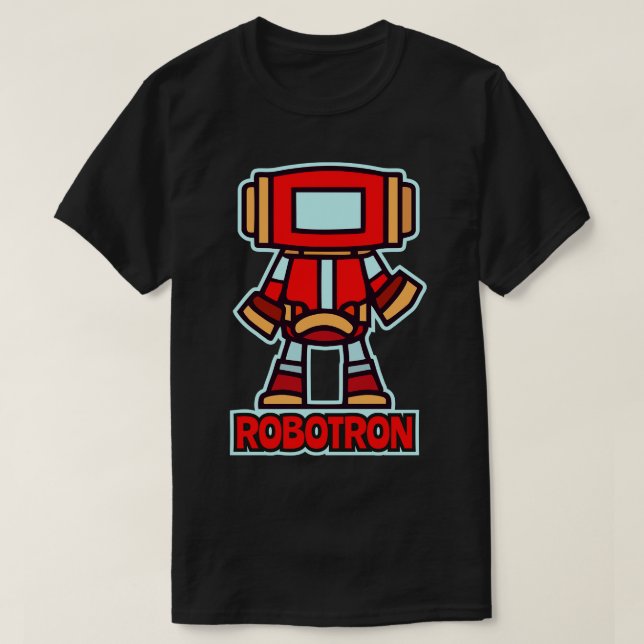 Robot Invasion Robotron for Kids T-Shirt (Design Front)