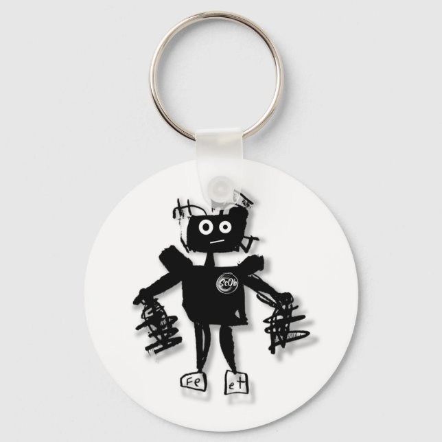 Robot Key Chain (Back)