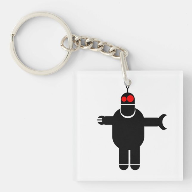 Robot! Key Ring (Front)