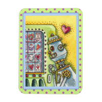 ROBOT LOOKING FOR LOVE, HEART VENDING MACHINE CUTE
