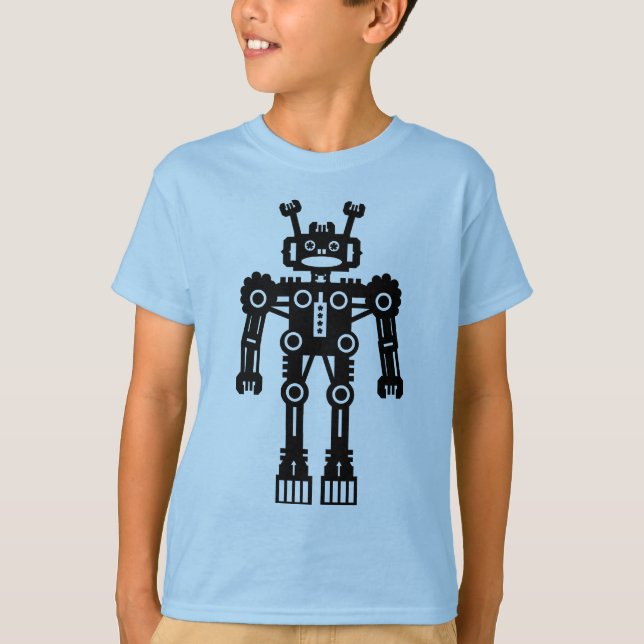 Robot Mk I - Customised T-Shirt (Front)